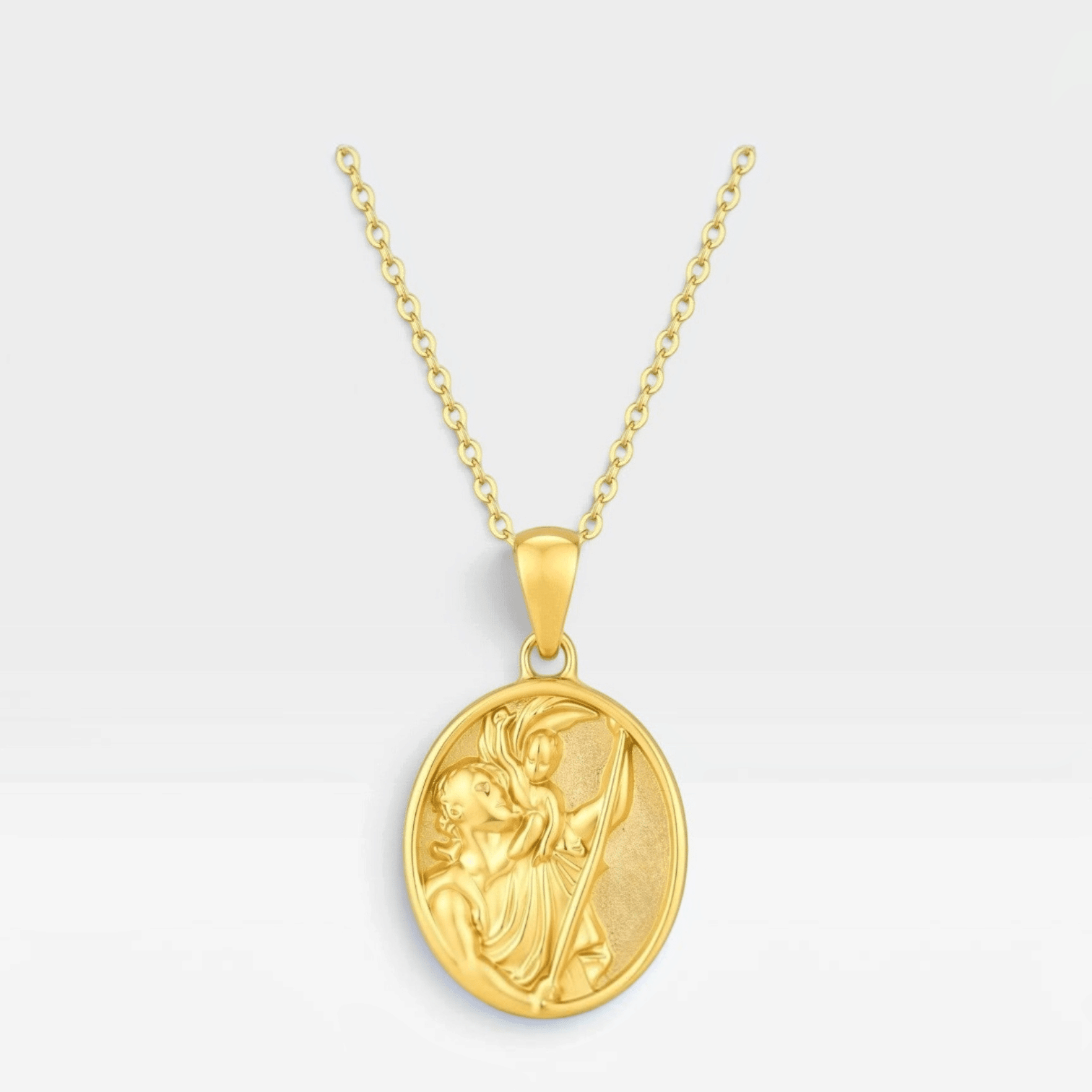 St. Christopher Medal Necklace - Réalta