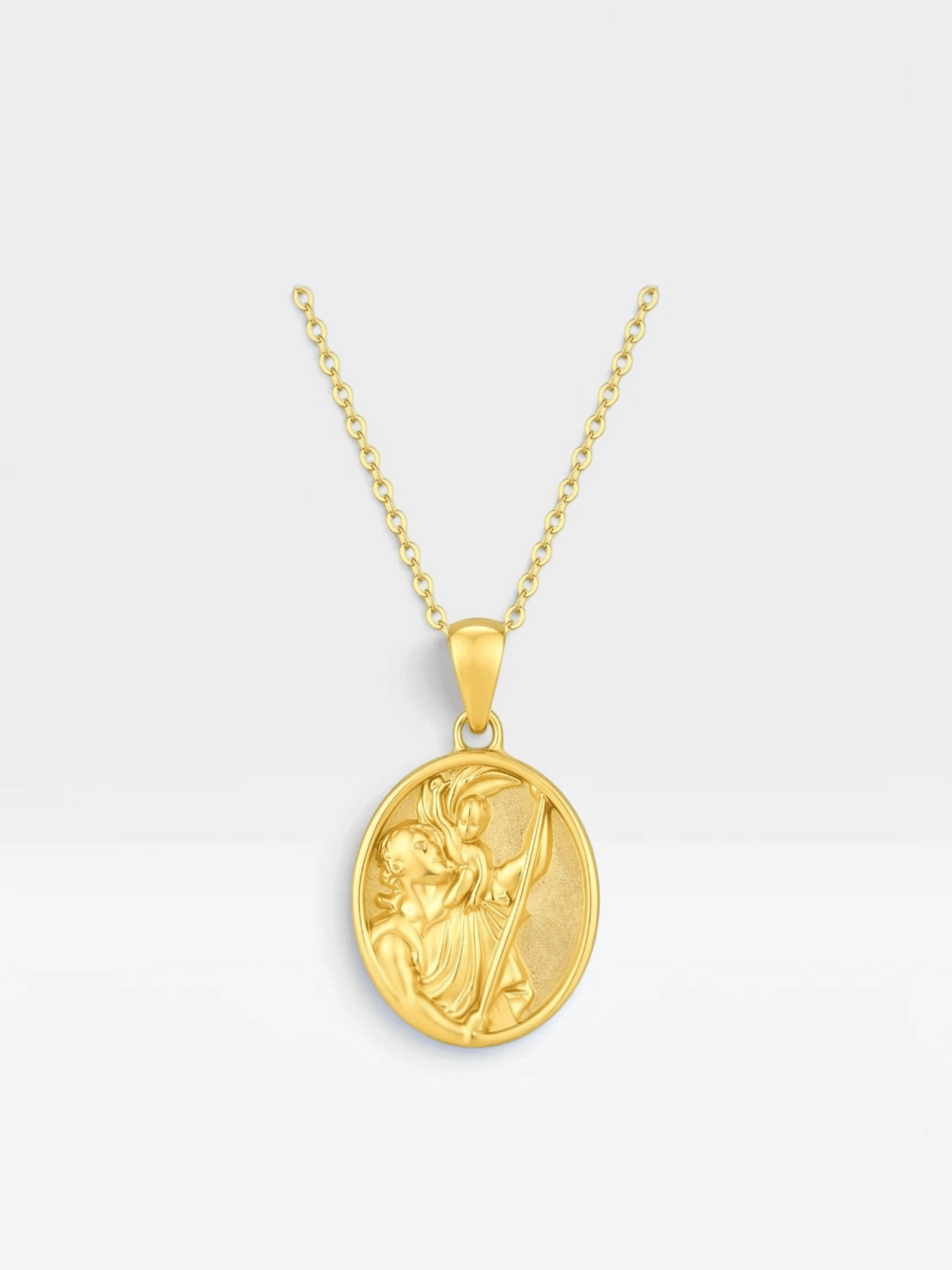 St. Christopher Medal Necklace - Réalta