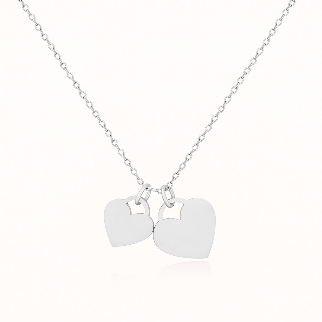 Twin Flame Necklace Necklaces Réalta Silver 