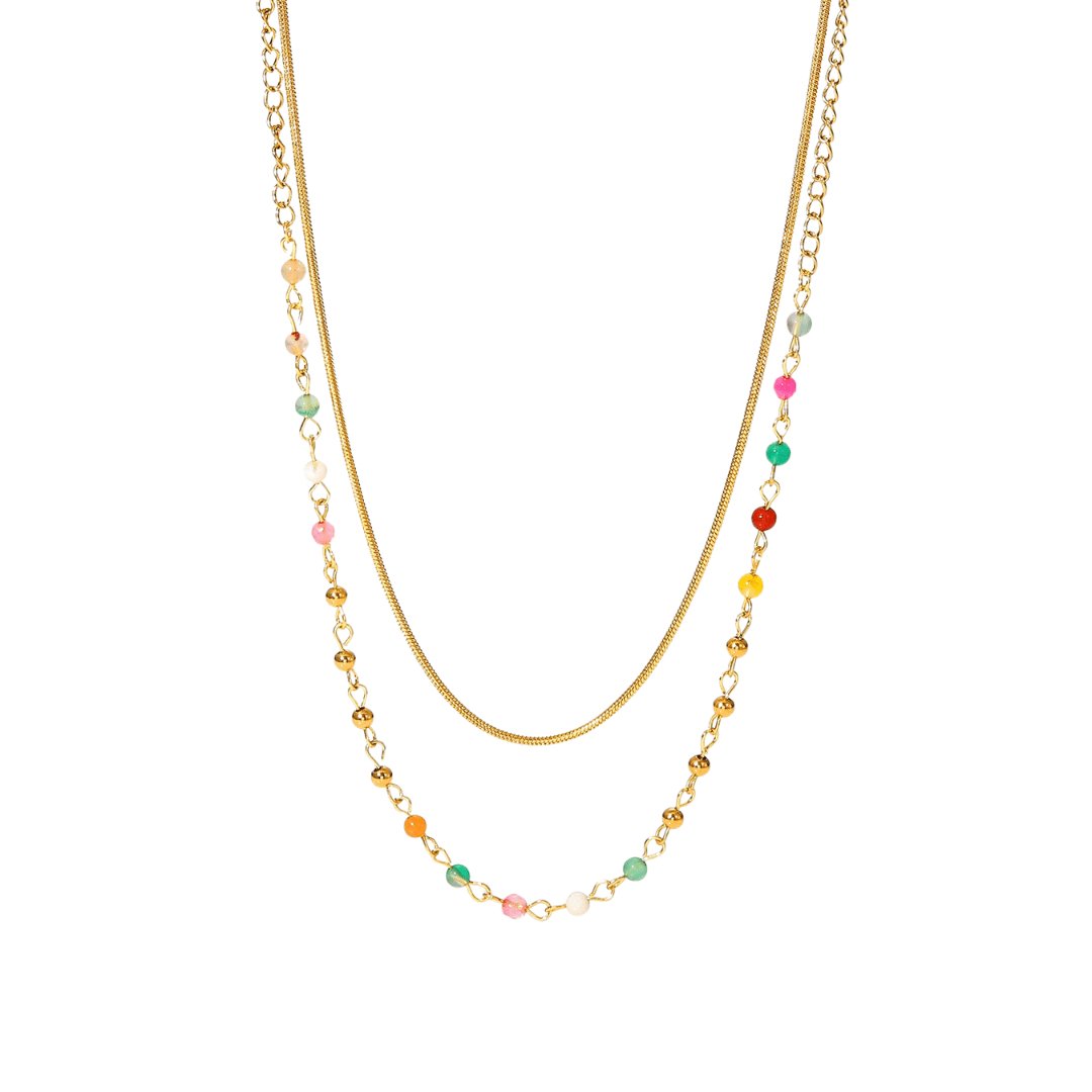 Alana Double Layer Necklace - Réalta