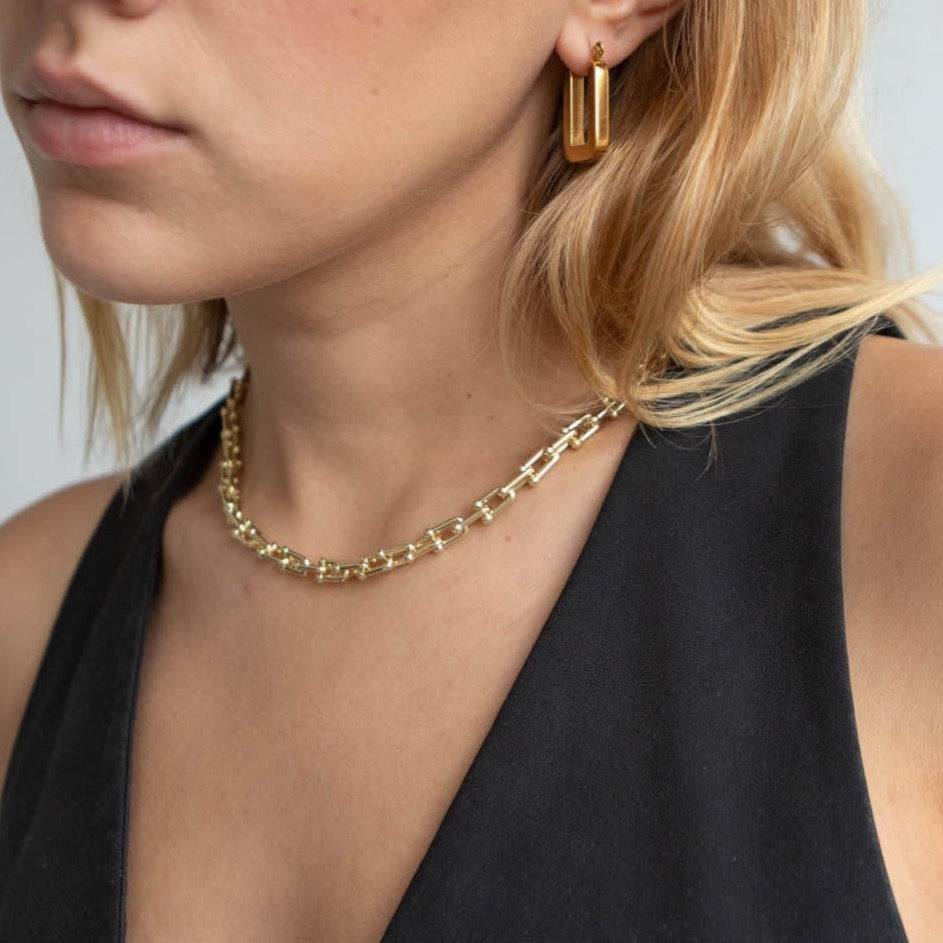 Alisha Paperclip Necklace - Réalta