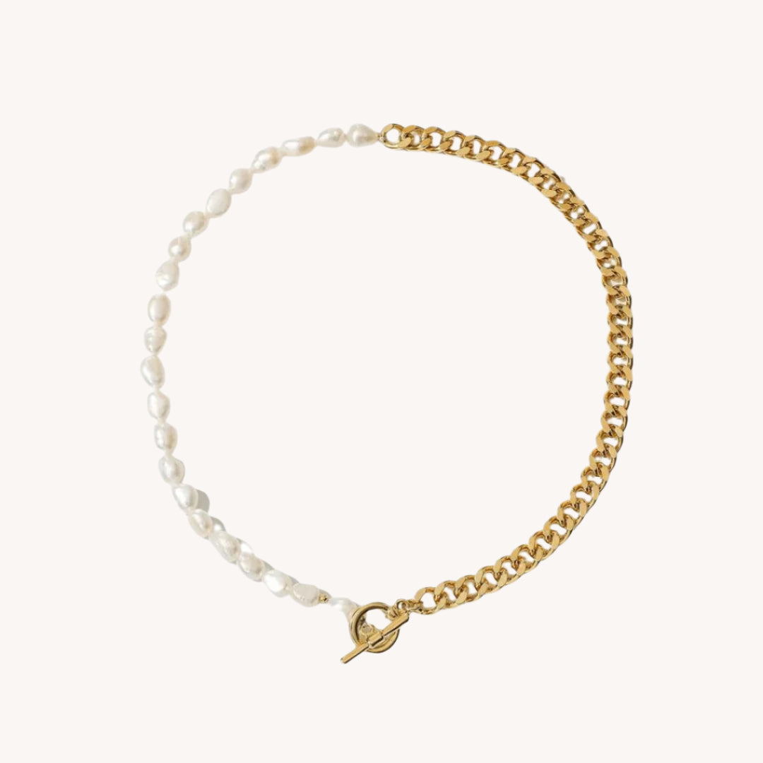 Freya Pearl Twist Necklace - Réalta