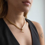 Freya Pearl Twist Necklace - Réalta