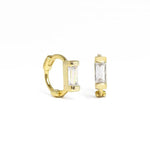 Gold Aime Huggie hoops - Réalta