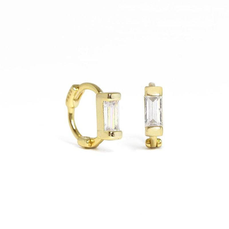 Gold Aime Huggie hoops - Réalta