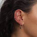 Gold Aime Huggie hoops - Réalta