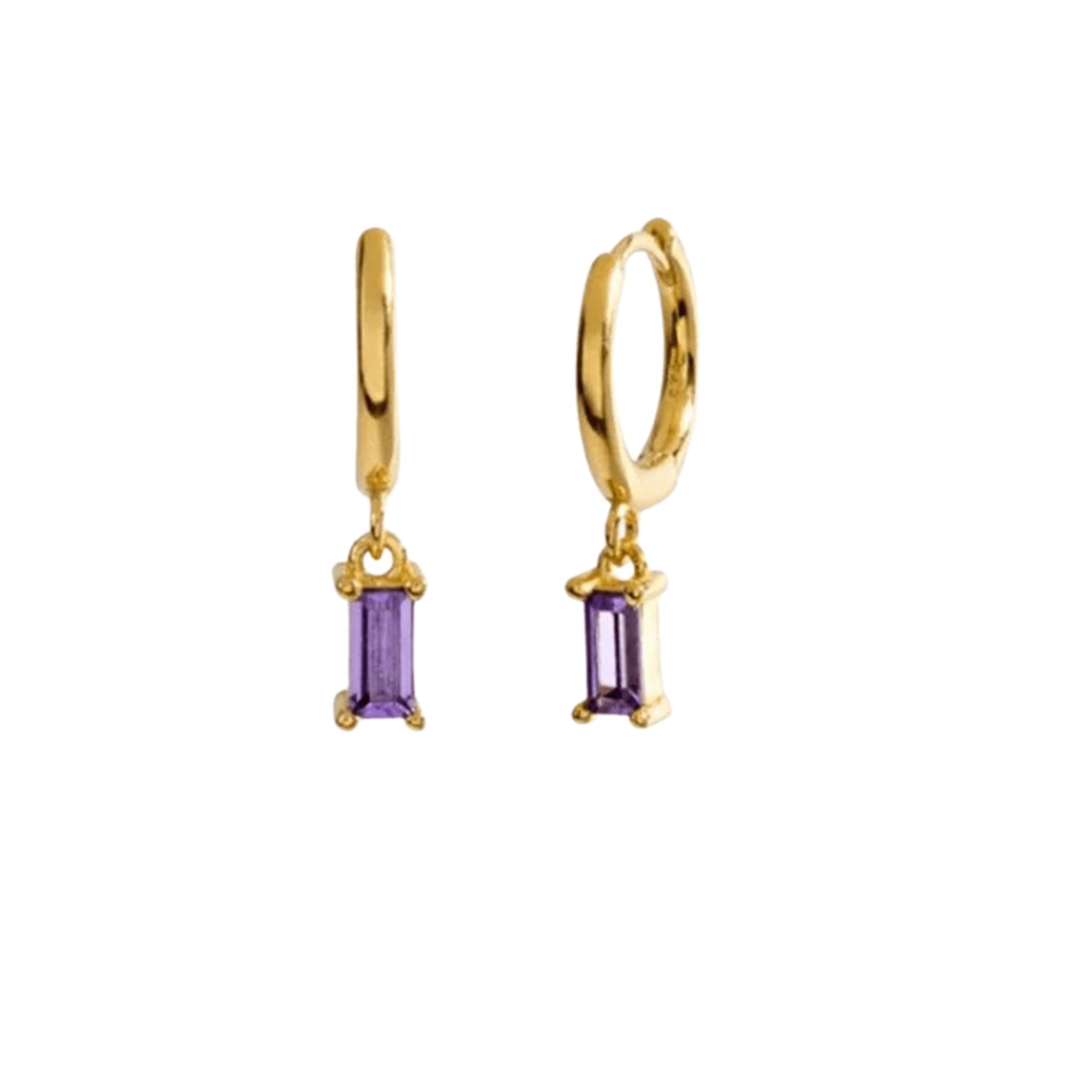 Gold Classic Huggie hoops - Réalta