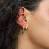 Gold Classic Huggie hoops - Réalta
