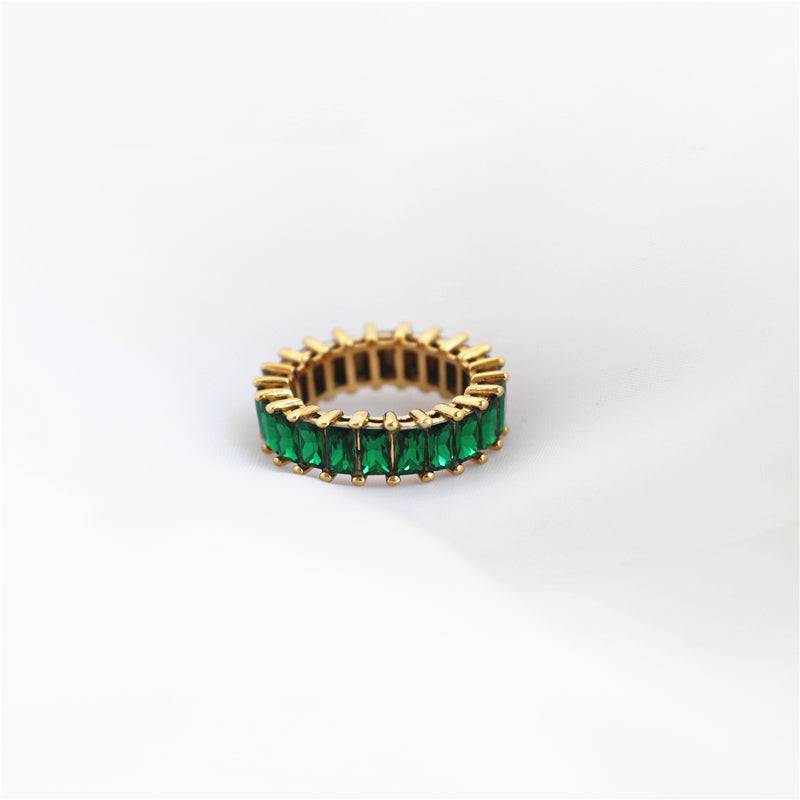 Pave Baguette Ring - Réalta
