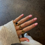 Reeva Dome Ring Gold - Réalta