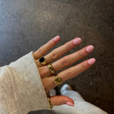 Reeva Dome Ring Gold - Réalta