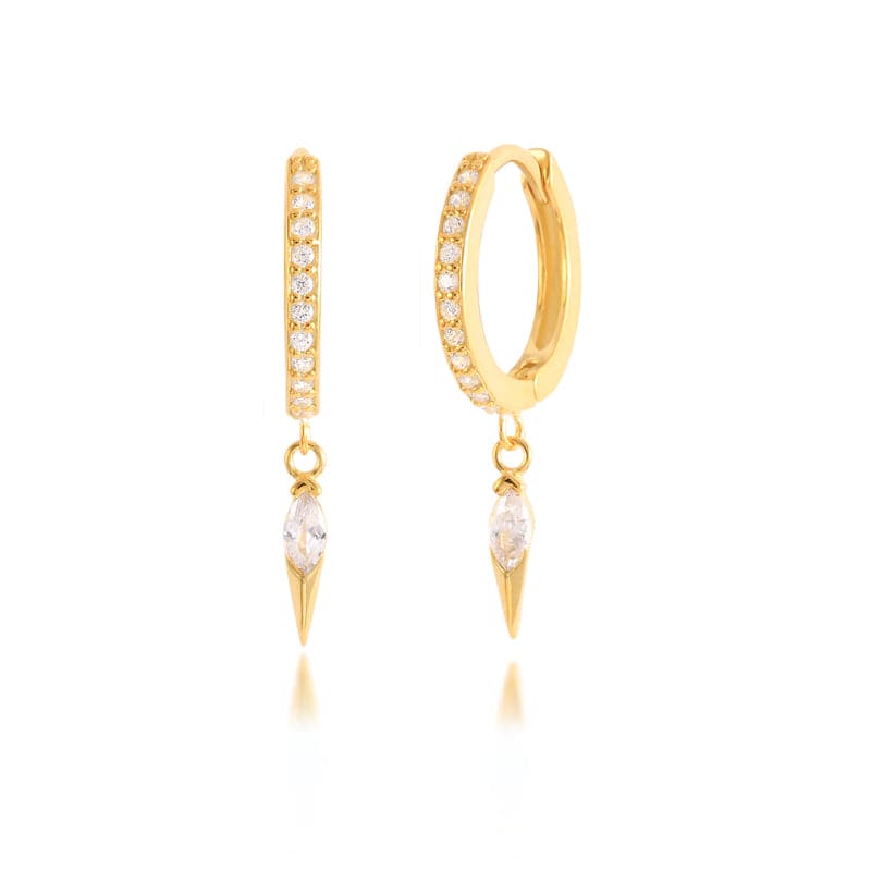 Rita Gem Drop Earrings - Réalta