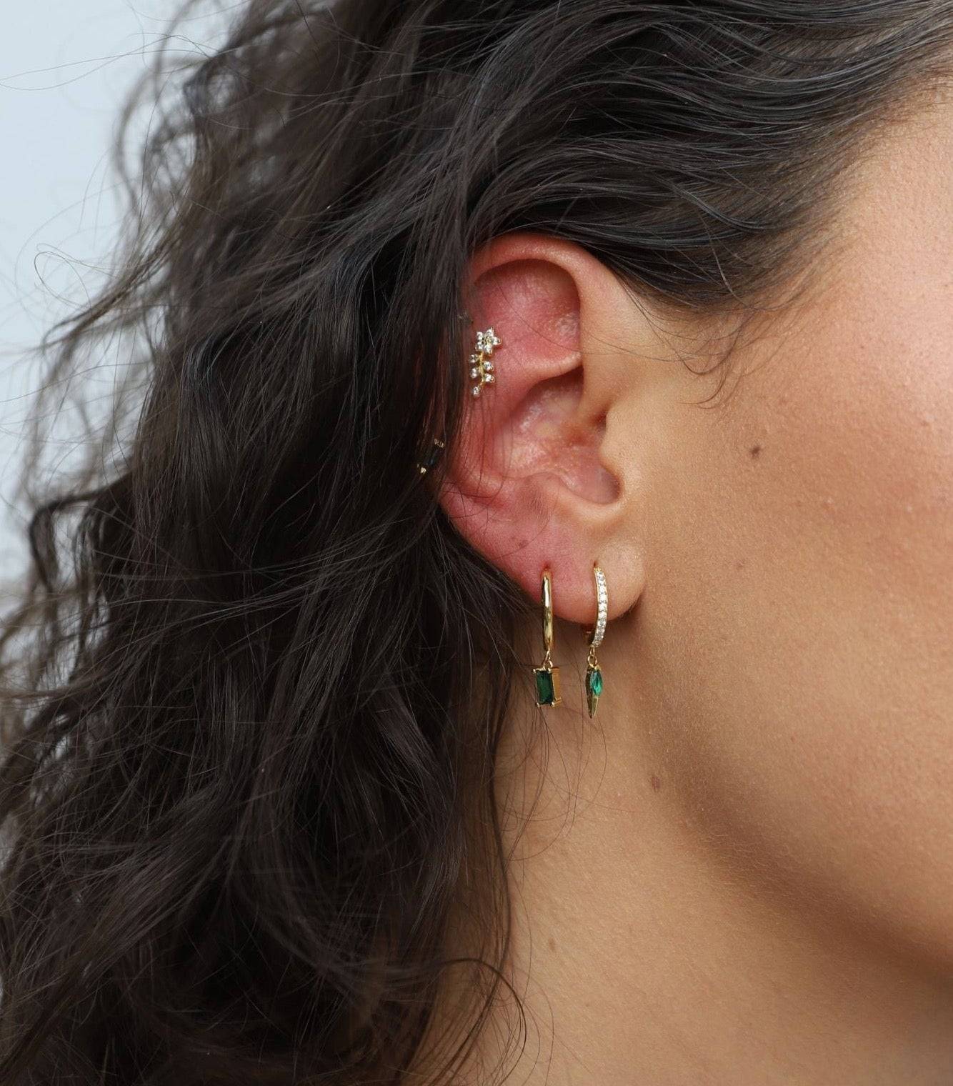 Rita Gem Drop Earrings - Réalta