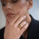 Vice Smiley Ring Gold - Réalta